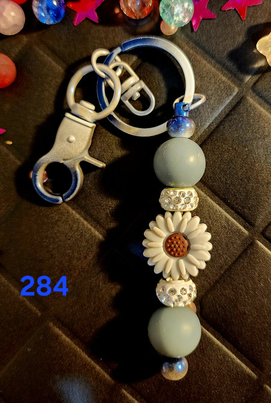Beaded Keychain #284