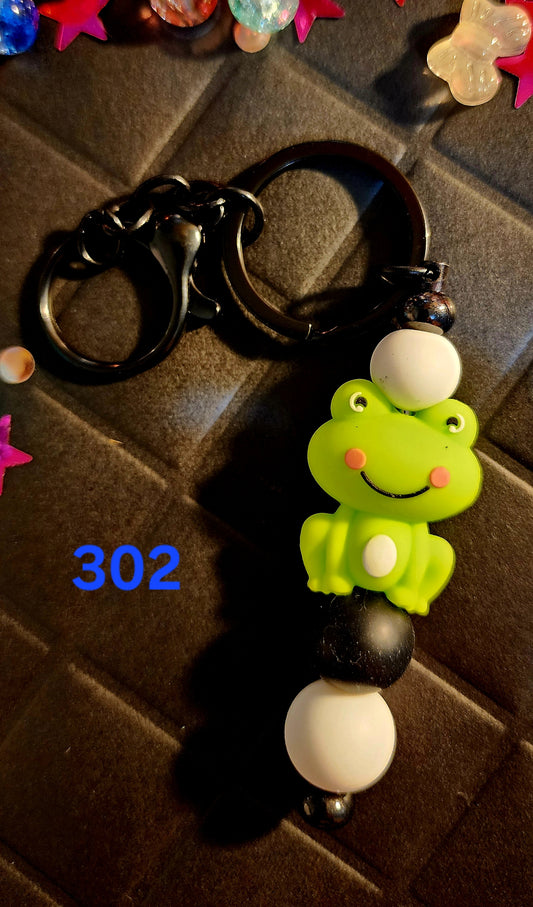 Beaded Keychain #302