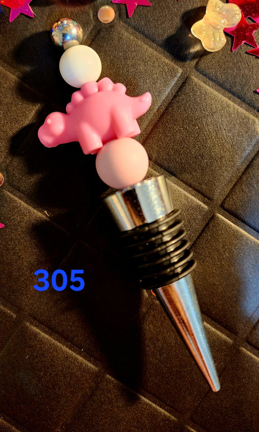 Beaded Wine Bottle Stopper #305