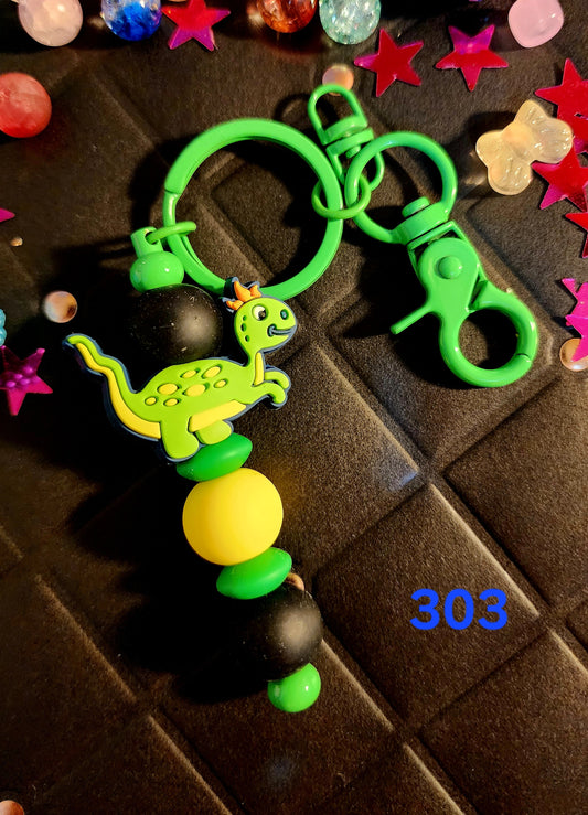 Beaded Keychain #303