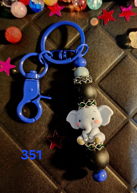 Beaded Keychain #351