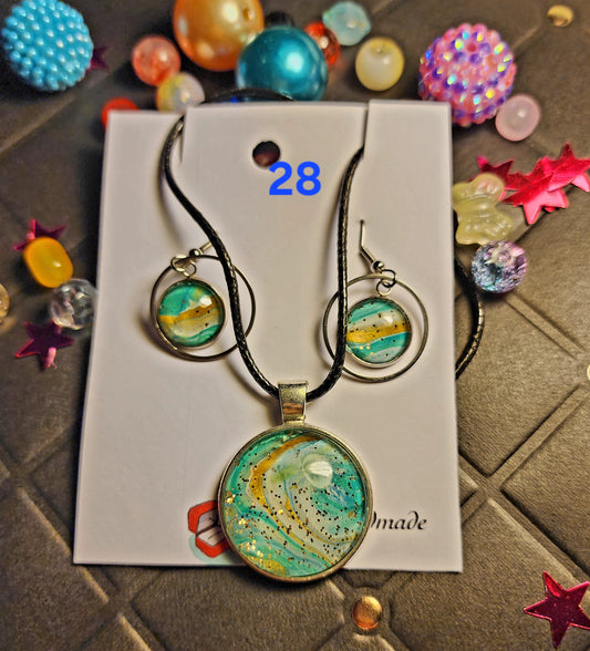 Earrings and Necklace #28