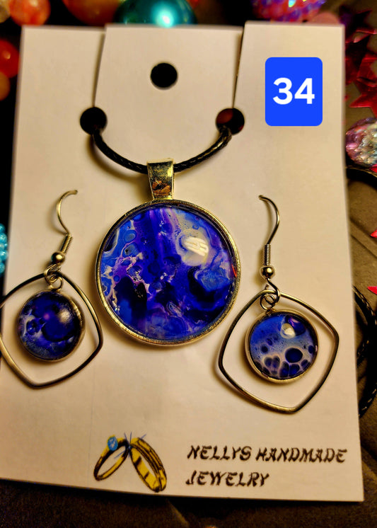 Earrings and Necklace #34