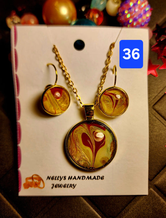 Earrings and Necklace #36