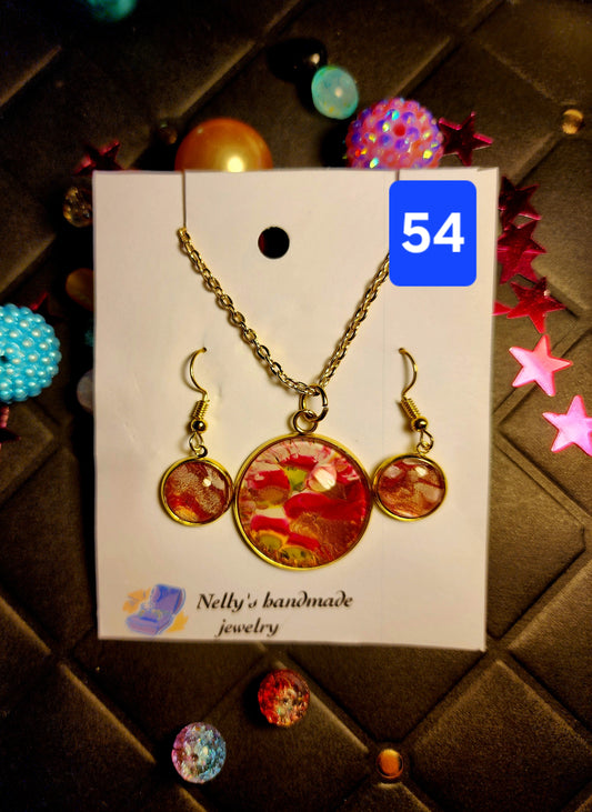 Earrings and Necklace #54