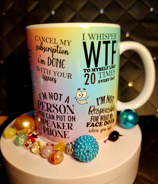 COFFEE MUG - My WTF cup
