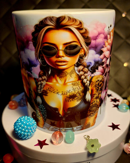 COFFEE MUG - TATTOO GIRL, NOPE NOT TODAY