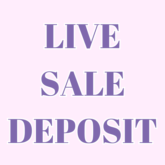 LIVE SALE DEPOSIT